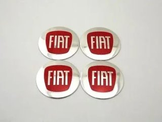 Chapas de centro de rueda Fiat 56 mm