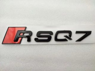Emblema logo trasero negro Audi RSQ7