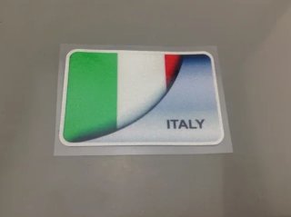 Vinilo pegatina bandera Italia italy