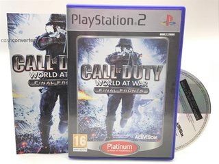 call of duty world at war ps2