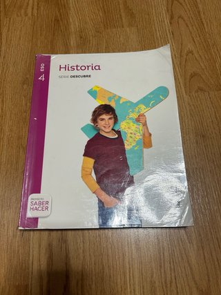 Libro Historia Santillana, 4 ESO: serie Descubre