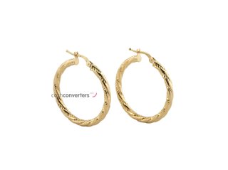 argollas oro 18k