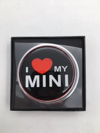 Emblema parrilla redondo Mini love