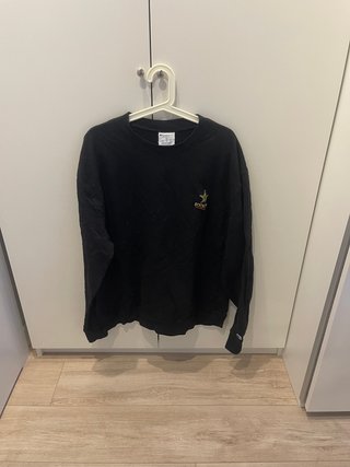 Sudadera Champion Negra Rockstar Talla L