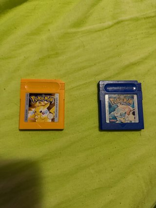 Pack Pokémon Edición Amarilla y Azul (Game Boy)