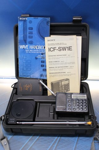 Sony ICF-SW1E receptor de radio portátil multibanda. 1988.