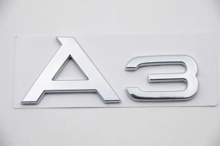 Emblema logo trasero Audi A3 cromado