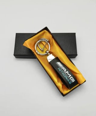 Llavero de cuero Mercedes AMG petronas