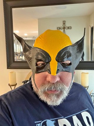 Máscara Wolverine Halloween Talla L