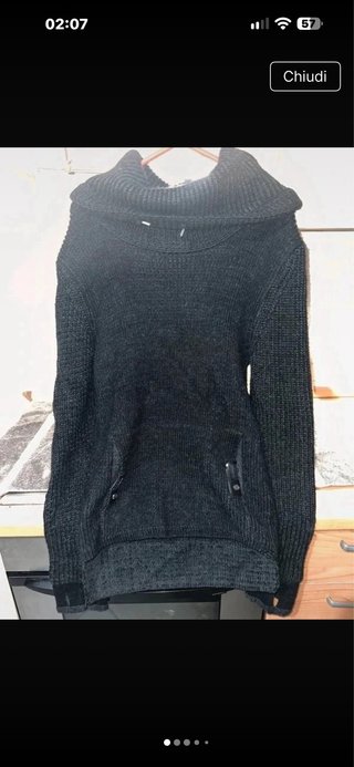 Maglione Pesante Leif Nelson Collo Alto / Sciarpa