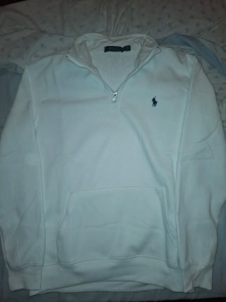 Chaqueta Polo Ralph Lauren Blanca con Cremallera