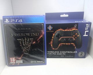 Wireless Controller Ps4 + The Elder Scrolls Morrow