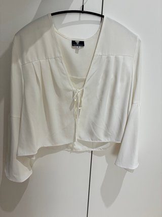 Blusa blanca SILVIA GODINO