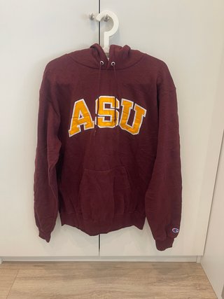 Sudadera Champion Hoodie Burdeos ASU