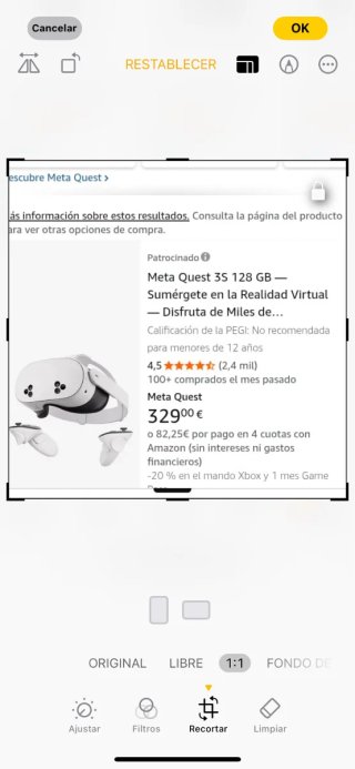 Meta Quest 3S 128 GB Gafas RV