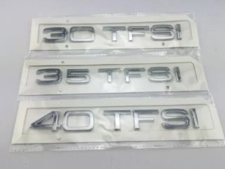 Emblema trasero Audi 40tfsi cromado