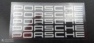 Vinilos pinzas de freno Porsche blanco