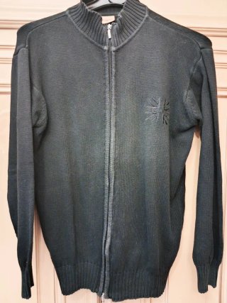 Cardigan Uomo nero JOHN RICHMOND chiusura a zip