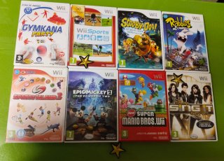 Lote 8 videojuegos Wii