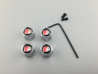 Tapones rueda Audi S-Line válvulas llantas 1000