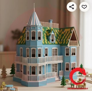 Casa de Muñecas de Madera