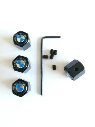 Tapones válvulas BMW negros antirrobo