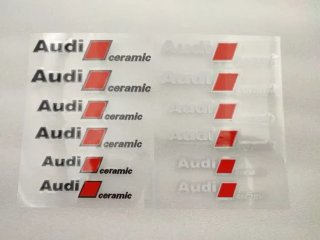 Vinilos pinzas de freno Audi Ceramic color negro