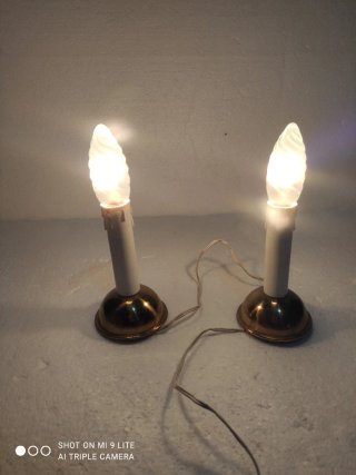 Lampada Votiva Oro e Bianco