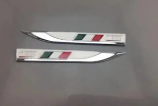 Emblemas laterales metálicos Audi motorsport
