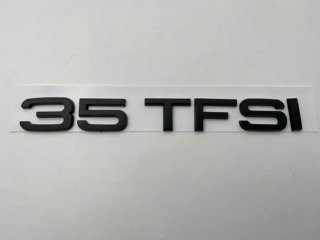 Emblema trasero Audi 35 TFSI negro