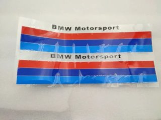 Vinilo pegatina BMW M moto sport línea ancha