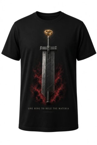 Camiseta Buster Sword + The One Ring, NUEVA
