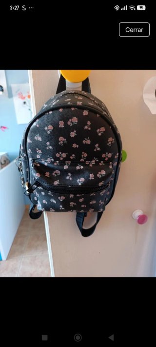 Mochila Infantil con Estampado de Flores