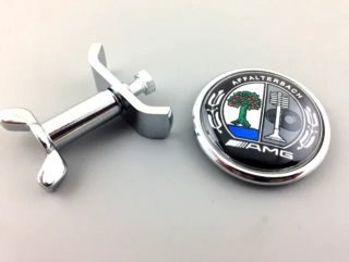 Emblema capó Mercedes Benz AMG affalterbach 45 mm