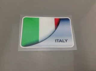 Vinilo pegatina bandera Italia italy