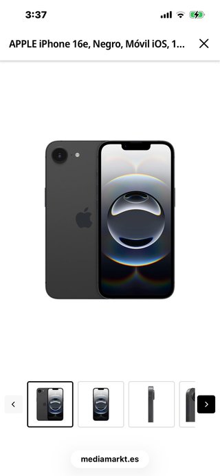 Apple iPhone 16e Negro Negociable