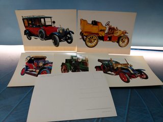 6 Cartoline "Serie B Collezione Auto d'Epoca".