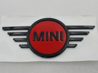 Logo capó Mini F55 F56 F57 negro/rojo 51142465241