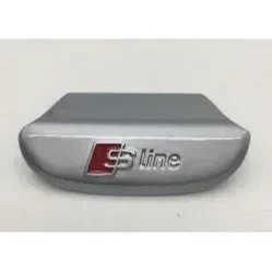 Emblema volante Audi S-line rojo