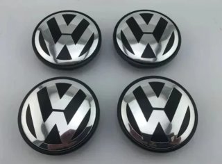 Centro de rueda Volkswagen Touareg negro
