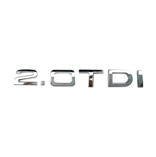 Emblema trasero logo Audi 2.0 TDI cromado