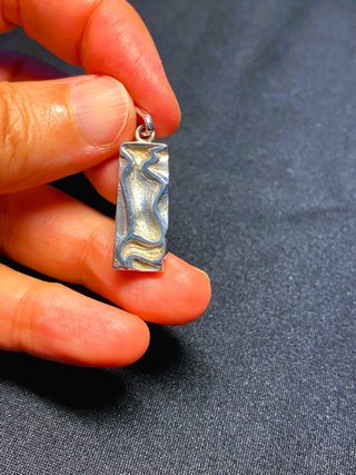 Colgante de plata Joidart Rectangular