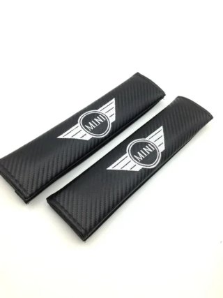 2 cubrecinturones carbono negro Mini Cooper