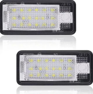 Luces LED matrícula Audi A3 A4 A6 A8 y Q7 plafones