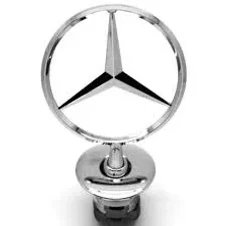 Logo capó Mercedes (204-211-212-221) cromado
