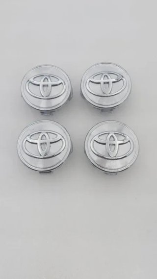 4 tapabujes Toyota tapas llantas 62 mm