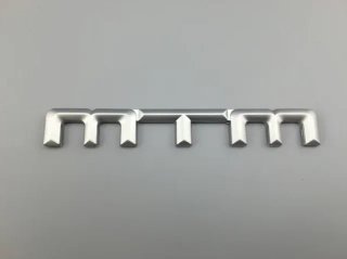 Emblema trasero de Preparación Audi MTM en plata