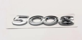 Emblema trasero letras 5008 Peugeot cromado