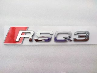 Emblema trasero Audi RSQ3 cromado