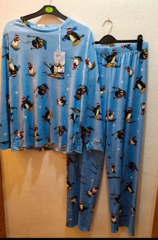Pijama Pingüinos Primark Talla L